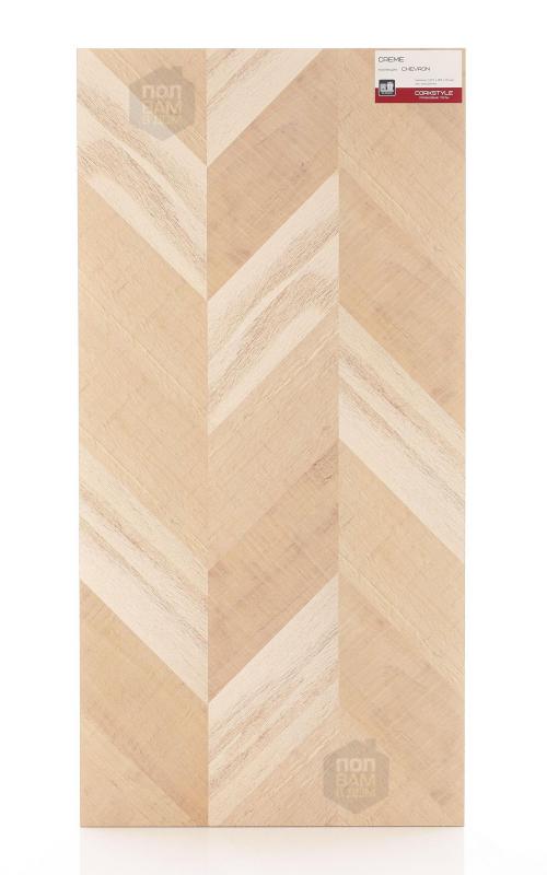 Пробковое покрытие CorkStyle Chevron Creme